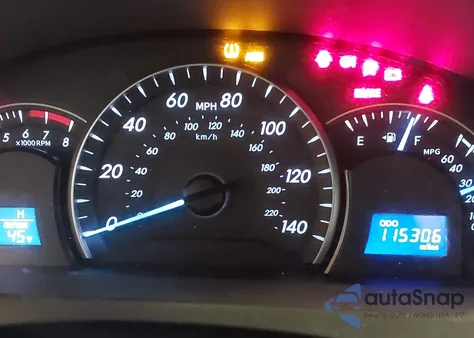 2012 Toyota Camry Le z USA, uszkodzony, nr VIN 4T4BF1FK3CR169532